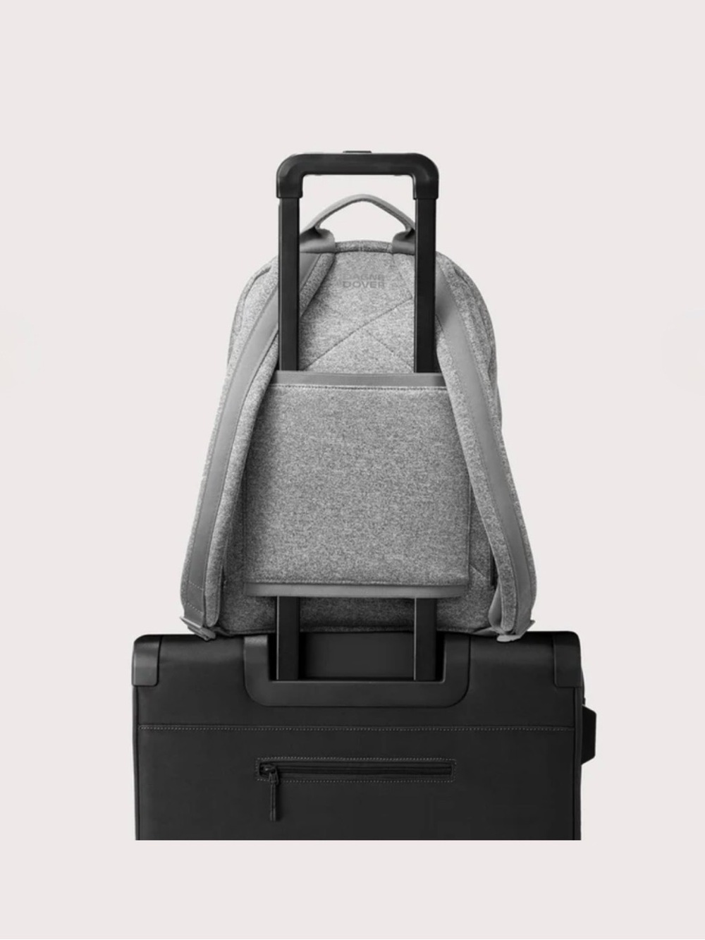 NEW Dagne Dover Dakota Medium Neoprene Backpack Medium Heather Gray - Picture 11 of 11